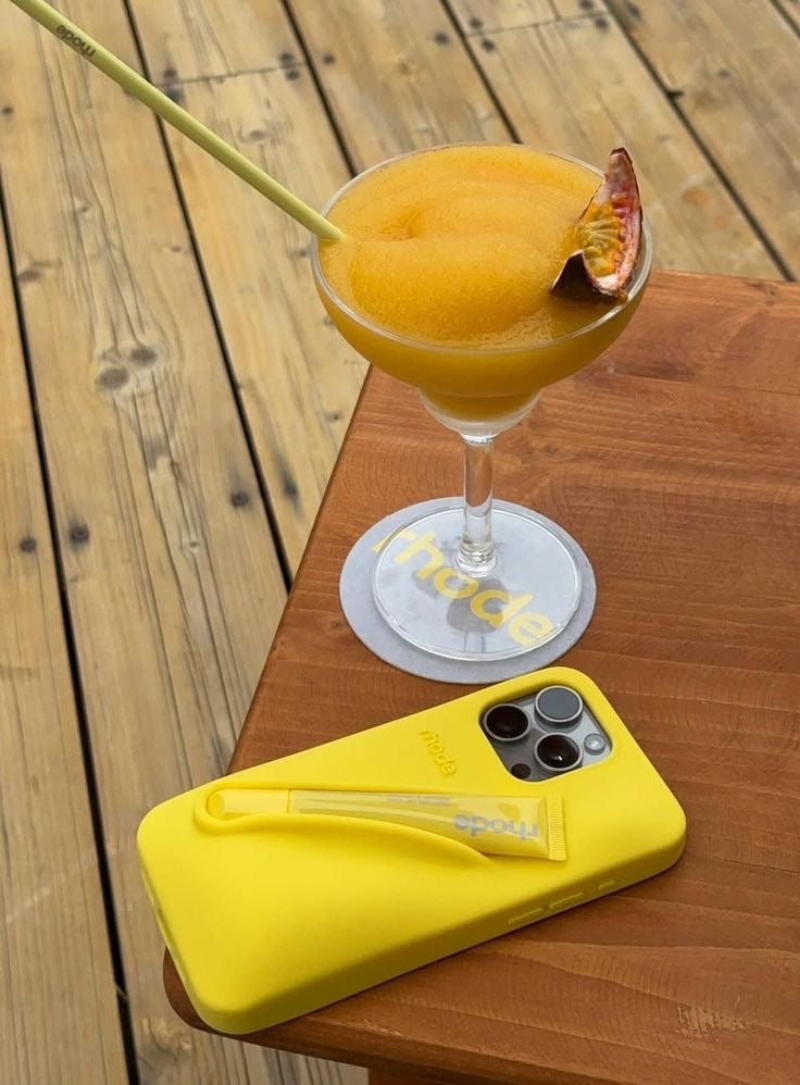 Rhode Phone Case Lemon + Lip Gloss