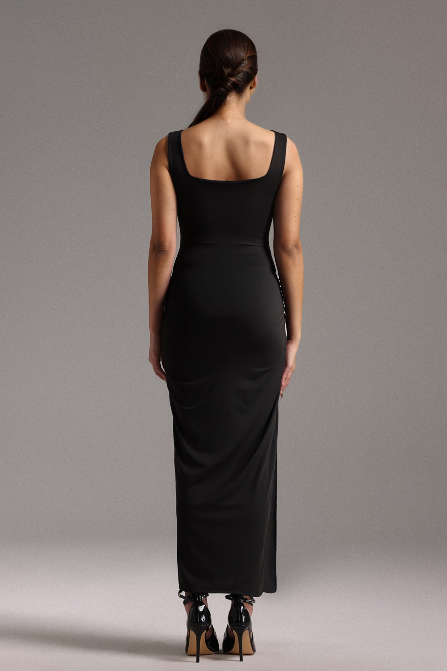 DALIA - Cut Out Slit Dress