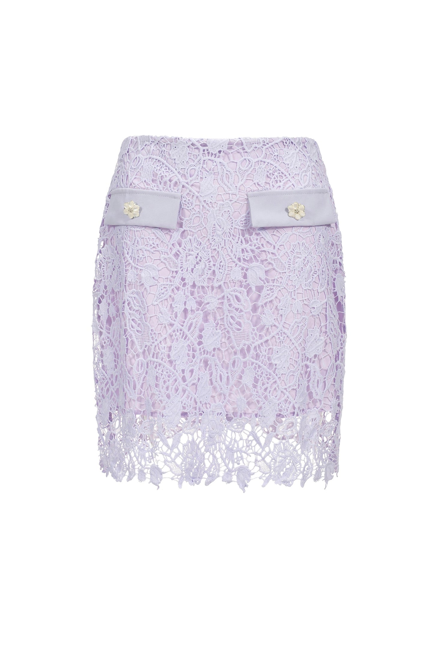 DALIA - Lila Lace Two-Piece Set