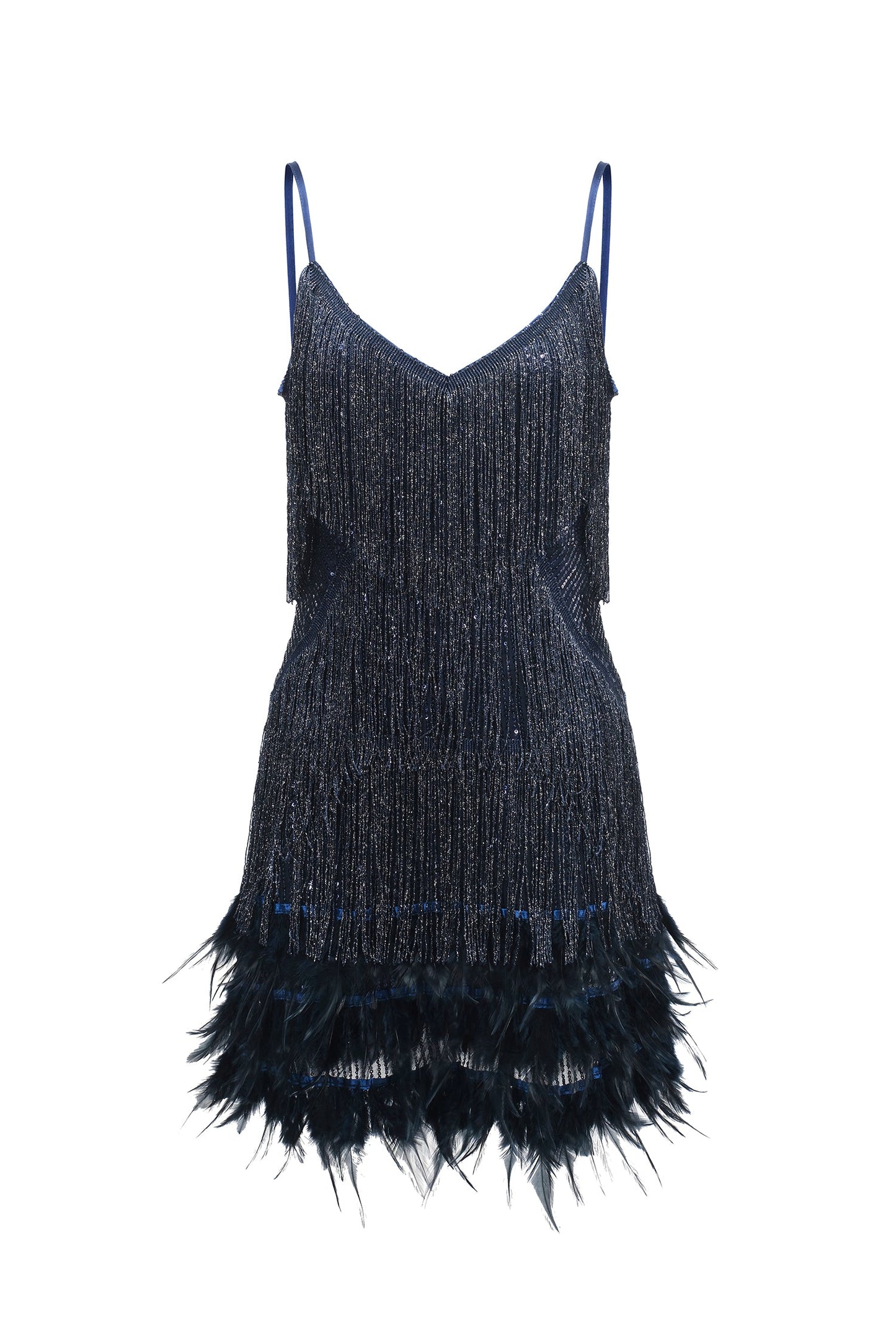 DALIA - Kamo Sequin Fringes Mini Dress