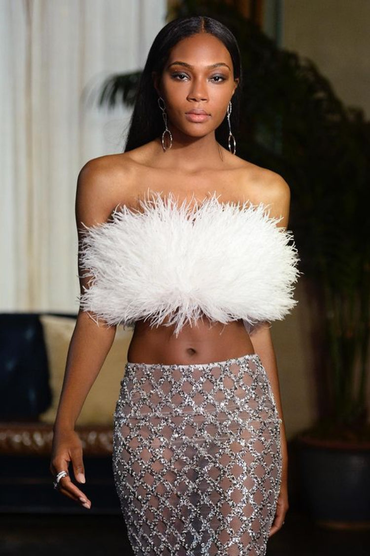 DALIA - Feather Sequin Bandage Exclusive Set