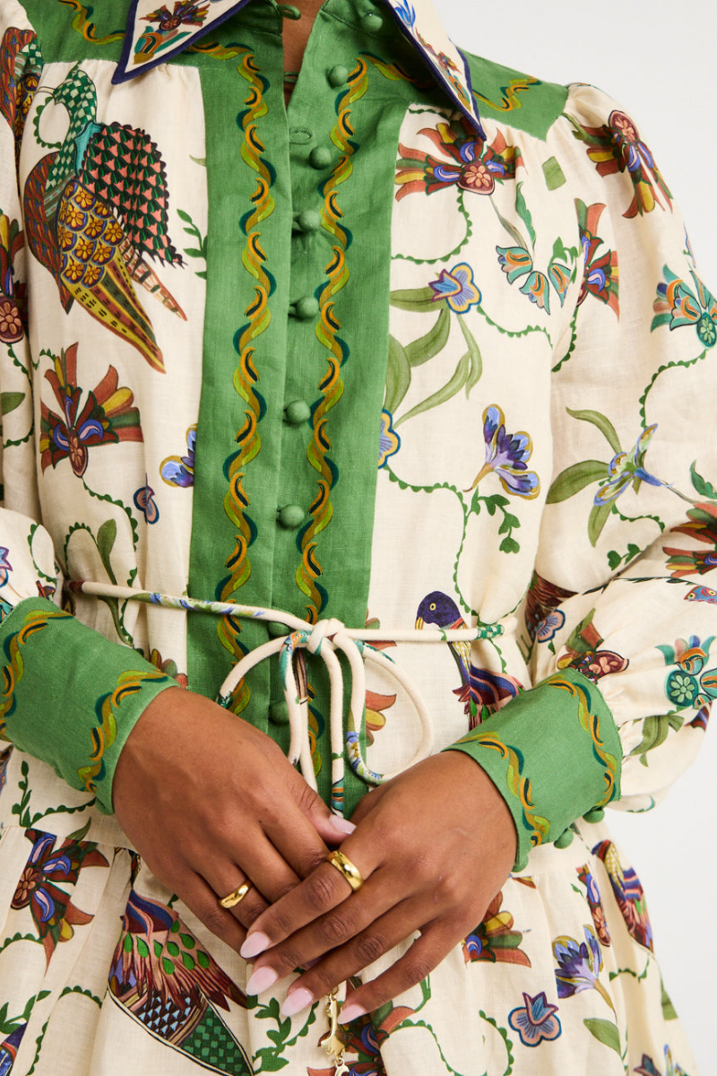 DALIA - Balloon Sleeve Mini Dress