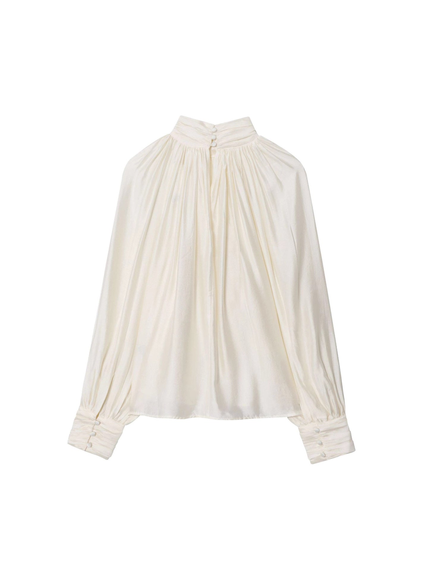 DALIA - Office Stylish Minimalist Blouse White