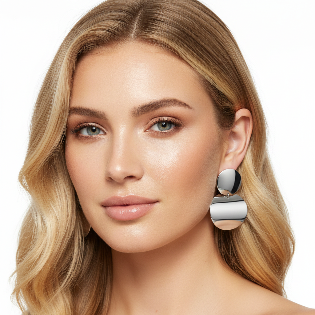 DALIA - Kolczyki geometryczne Kolczyki metalowe