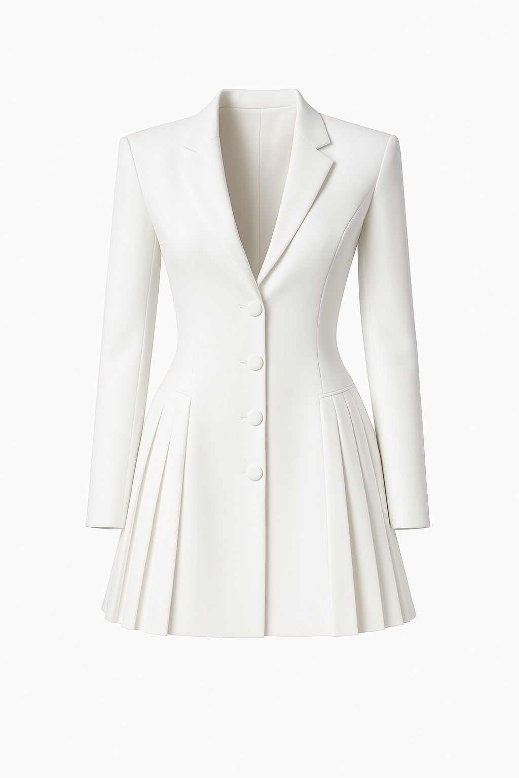 DALIA - Blakely Blazer Mini Dress - White