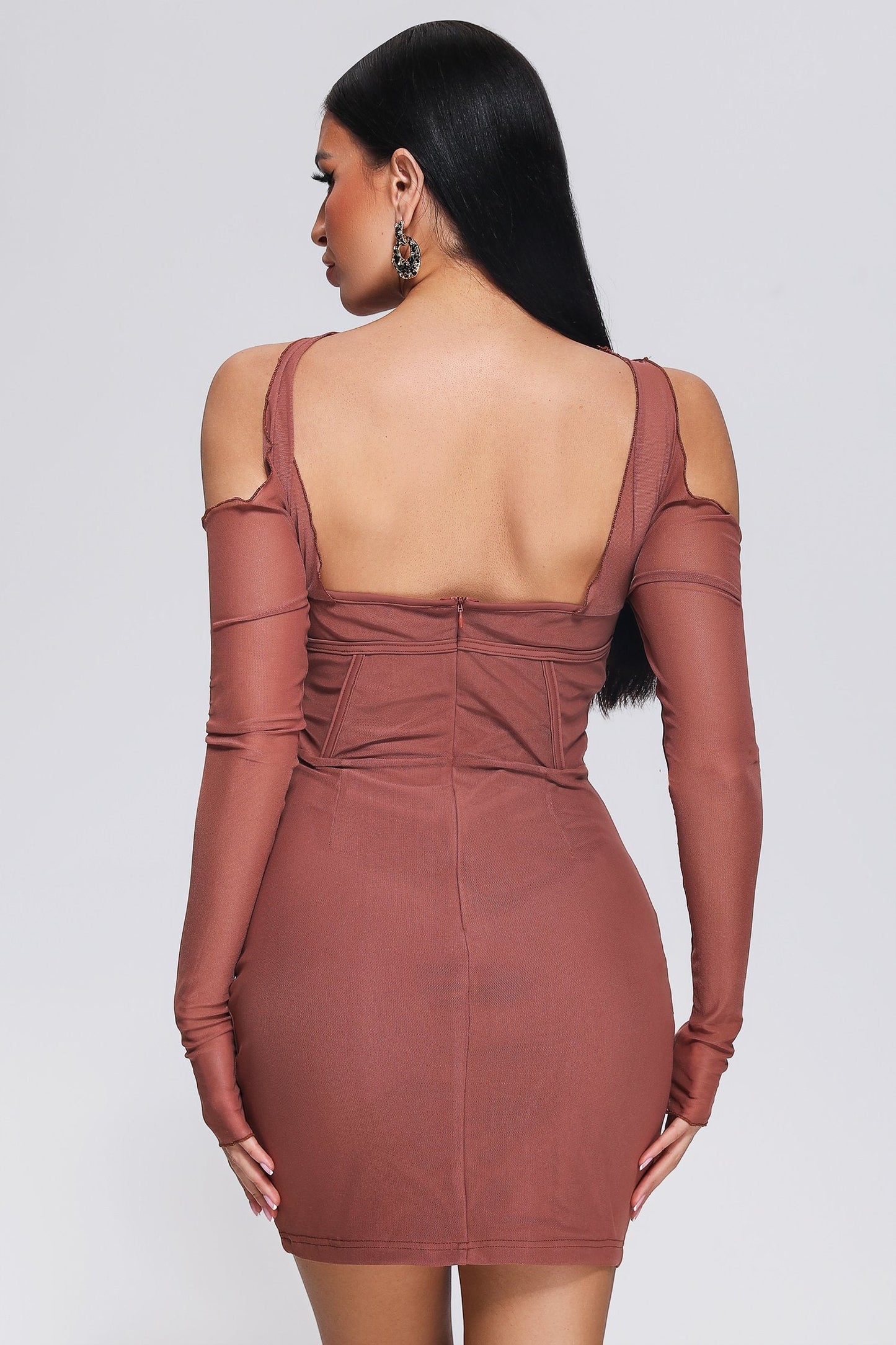 DALIA - Slare Mesh Mini Dress