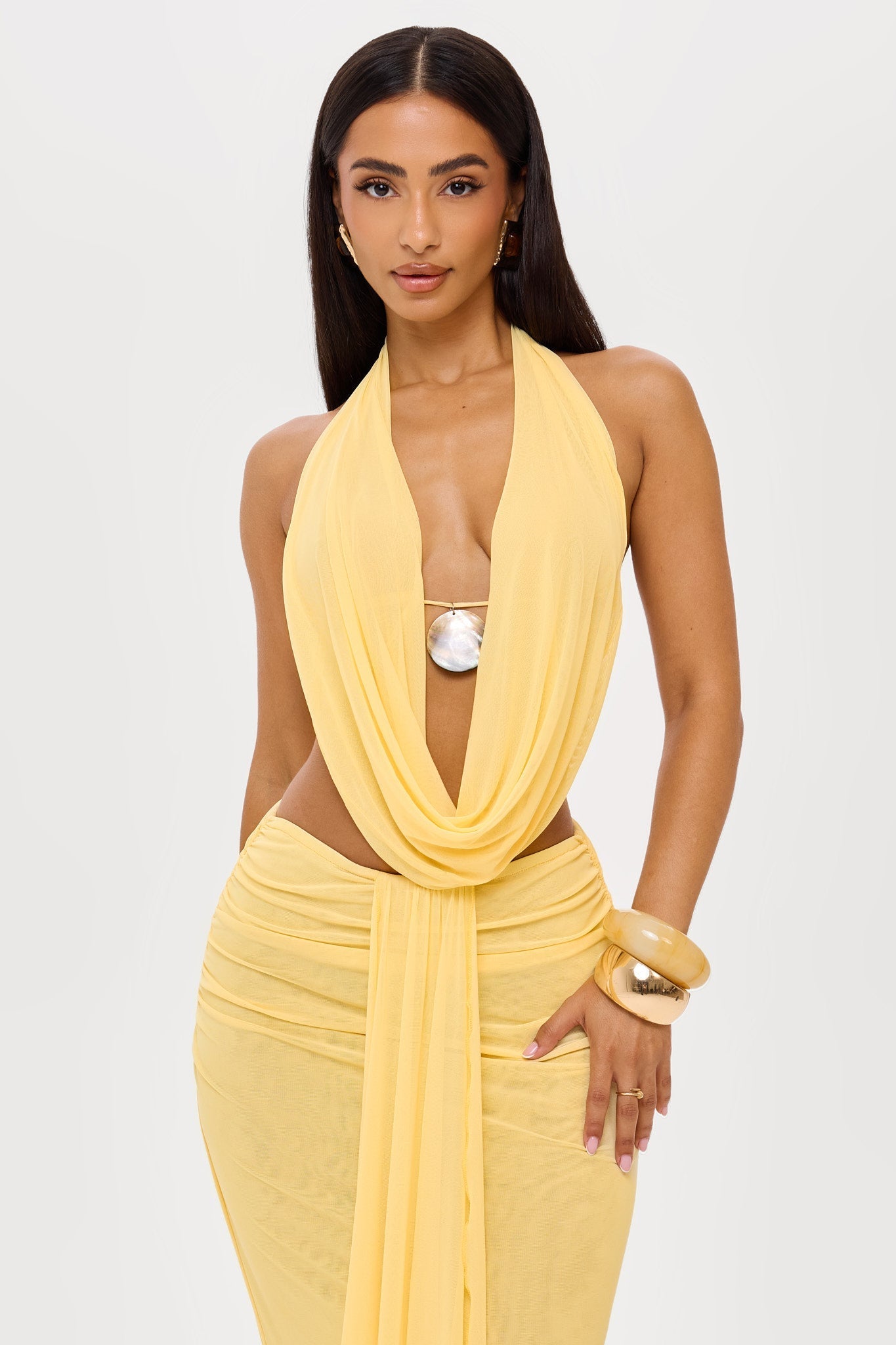 DALIA - Summer Top Yellow