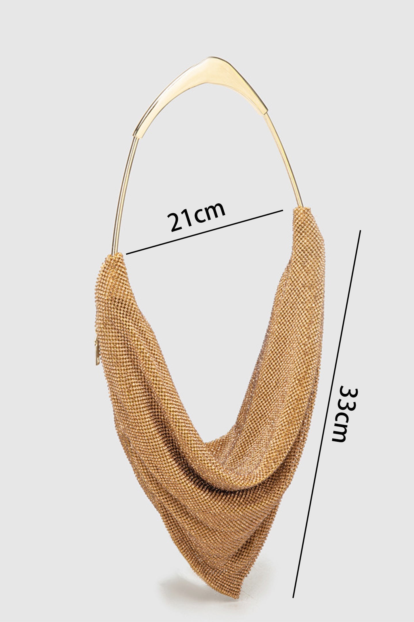 Torba typu tote Xinia zdobiona kryształkami