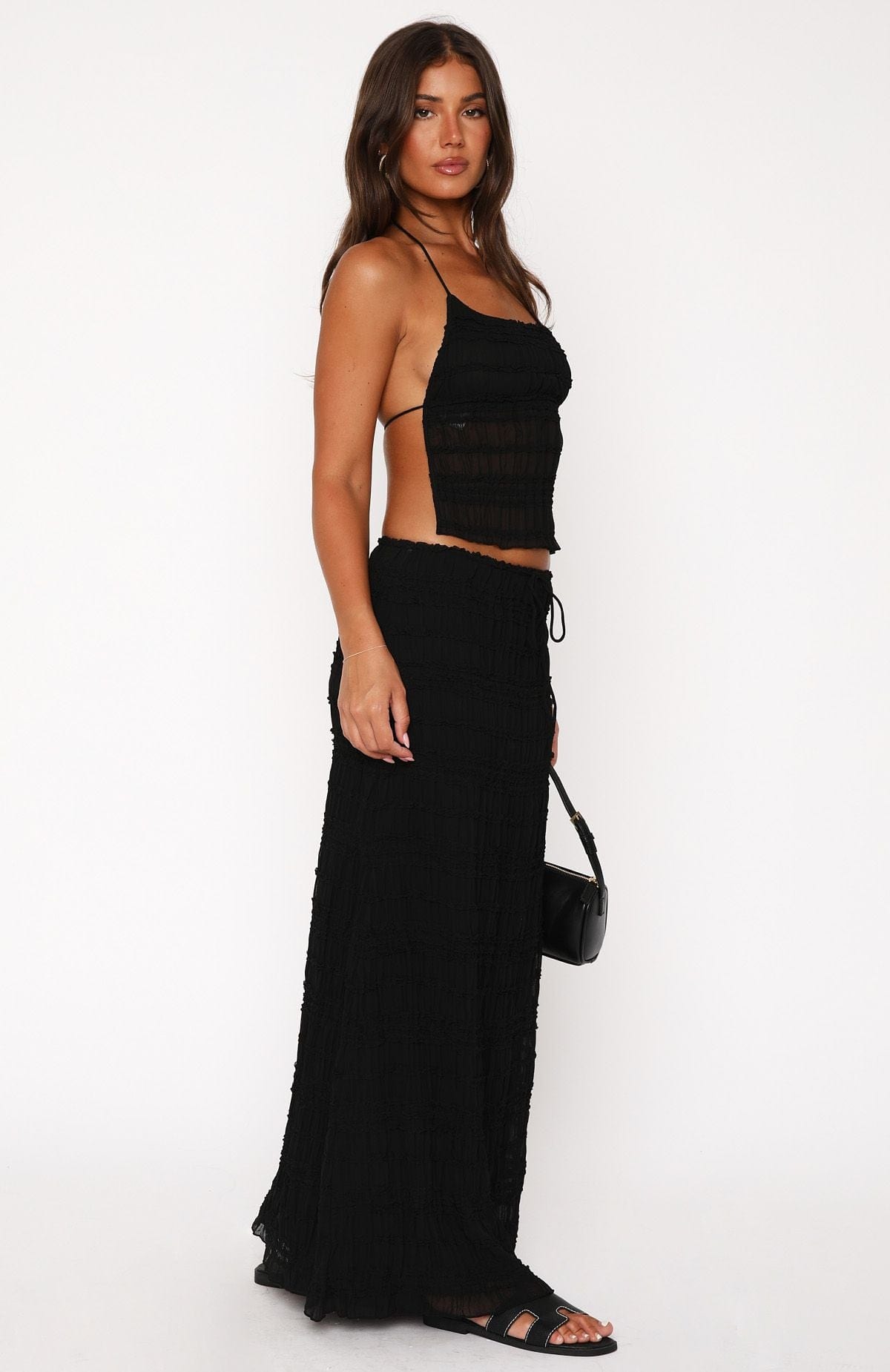 DALIA - Cover 2-Piece Maxi Dress Set White