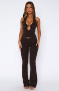 DALIA - Pants Chocolate