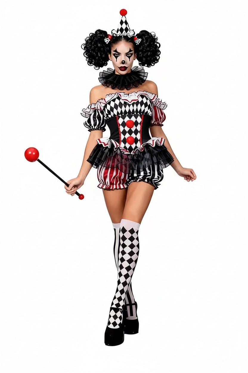 DALIA – Harlequin Clown Costume