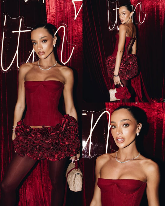 DALIA - Valentina Rosette Skirt Set