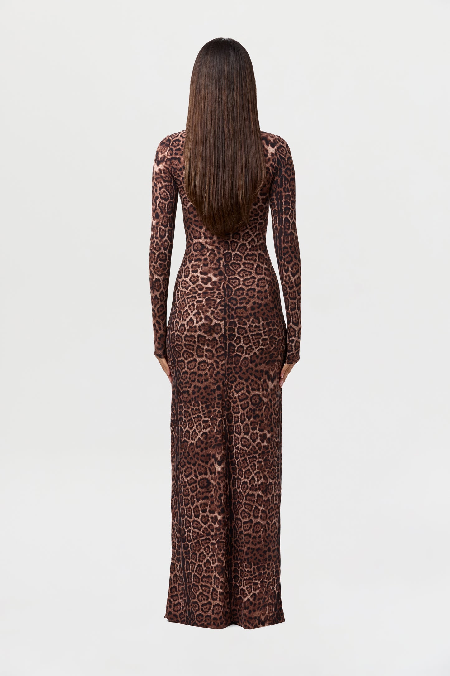 DALIA - Naked Leopard Maxi Dress