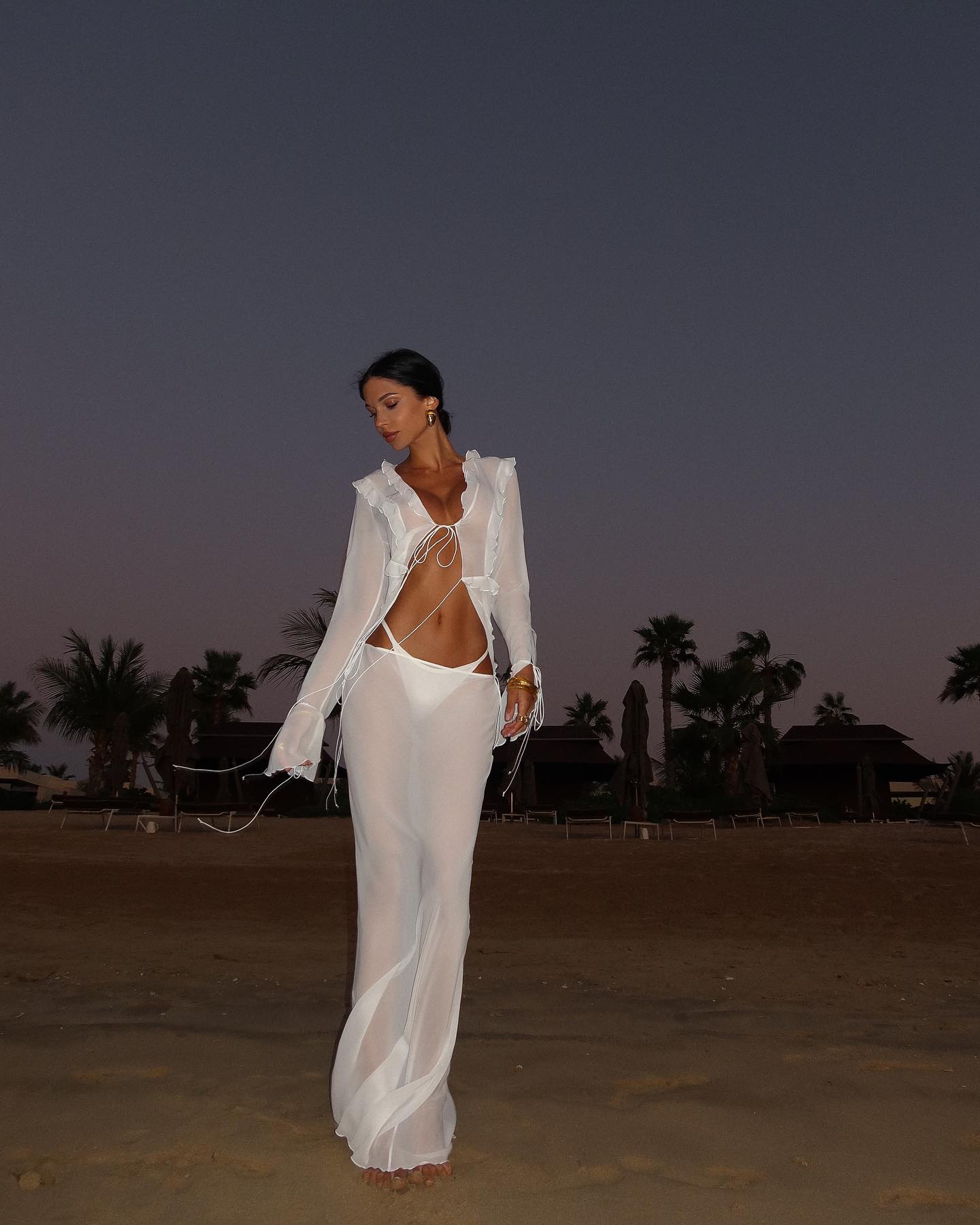 DALIA - Beach Two-Piece Set - White