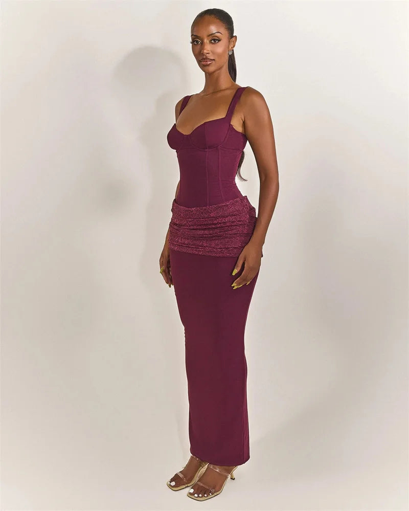 DALIA - Valentine Bodycon Dress - Red