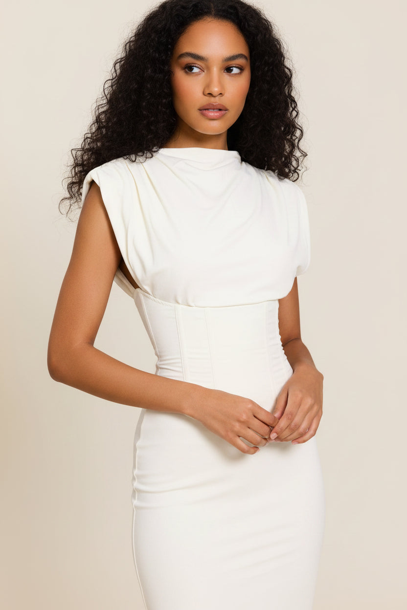 DALIA - Perfect Maxi Dress - Cream