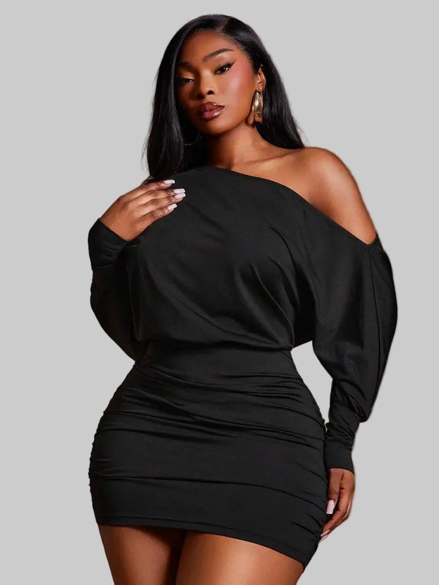 DALIA - One Shoulder Dress Curve