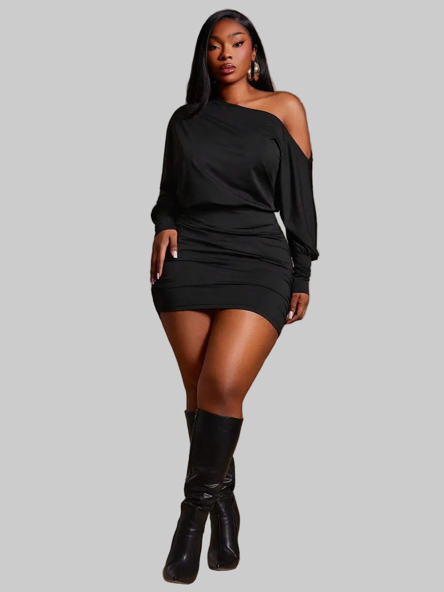 DALIA - One Shoulder Dress Curve