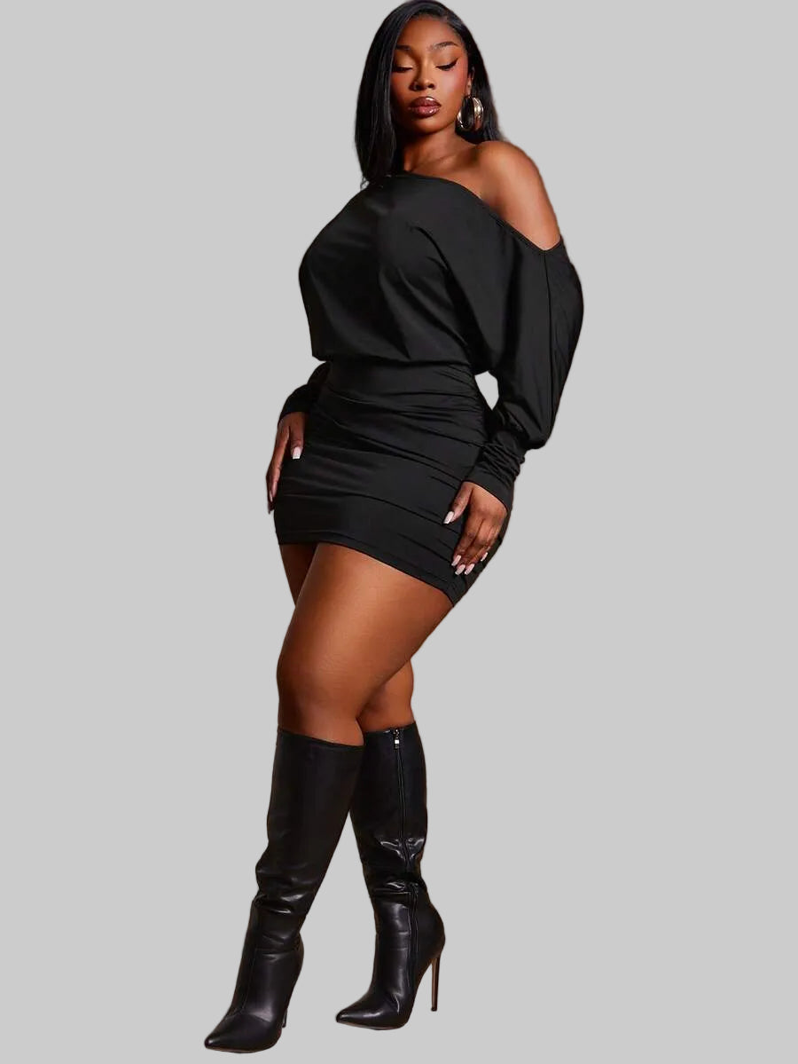 DALIA - One Shoulder Dress Curve