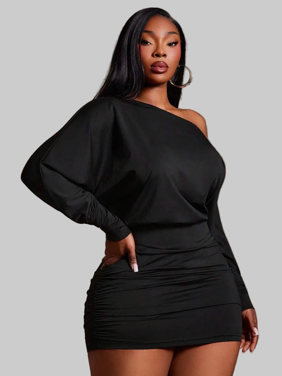 DALIA - One Shoulder Dress Curve