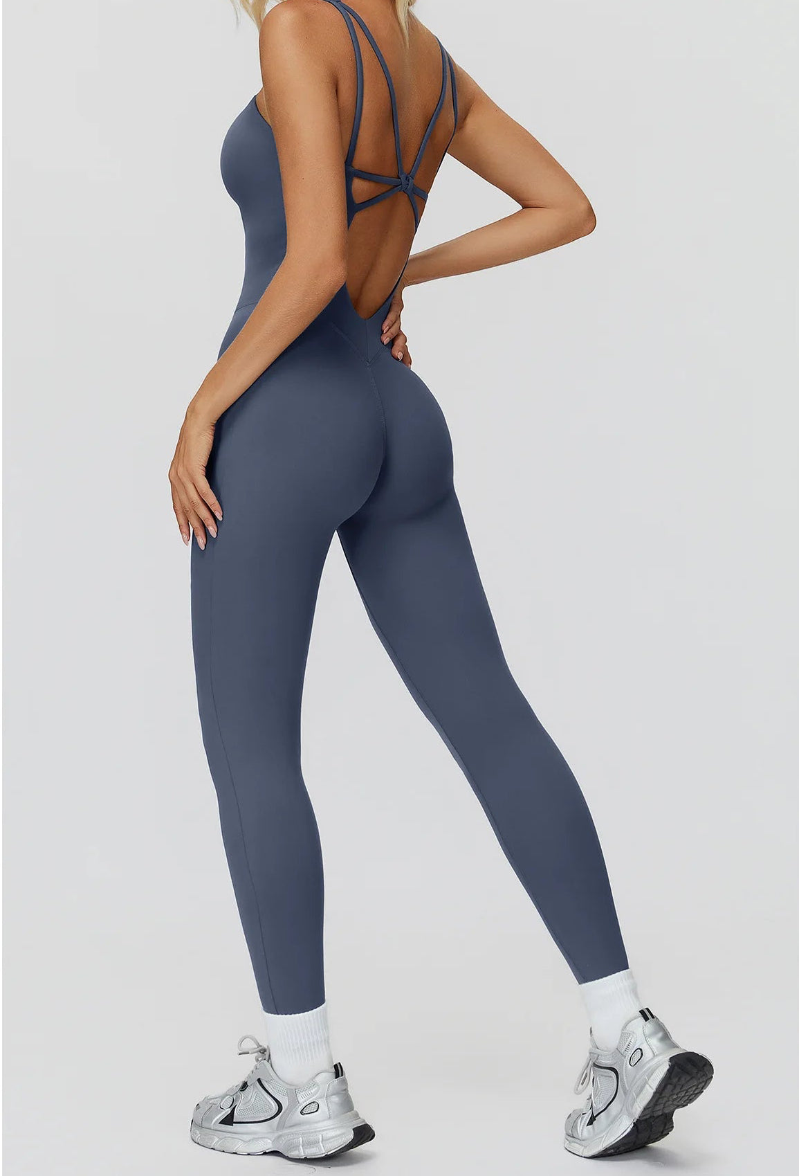 DALIA - Push-up yoga jumpsuit lang