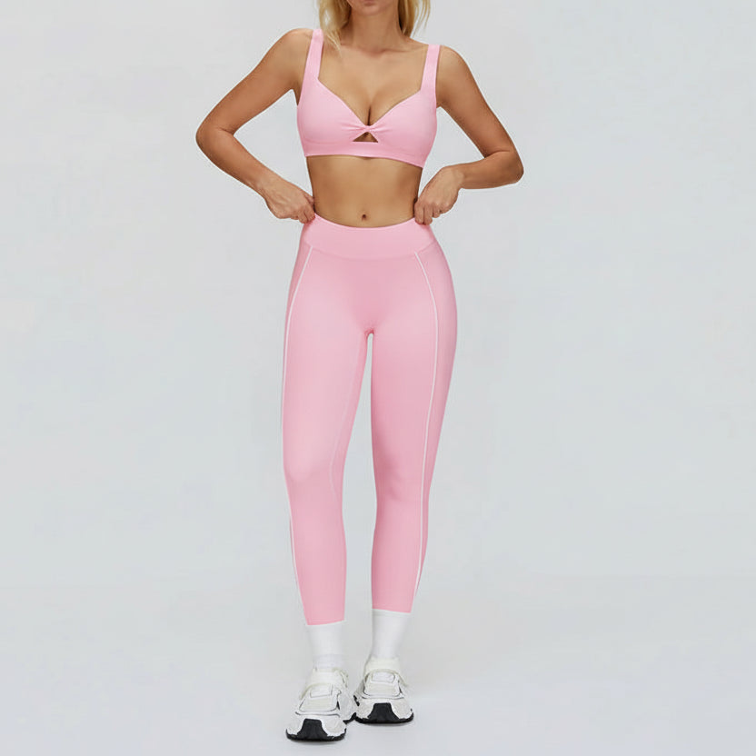 DALIA - Set van legging en top met hoge taille