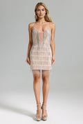 DALIA - Halter Tessal mini-jurk 