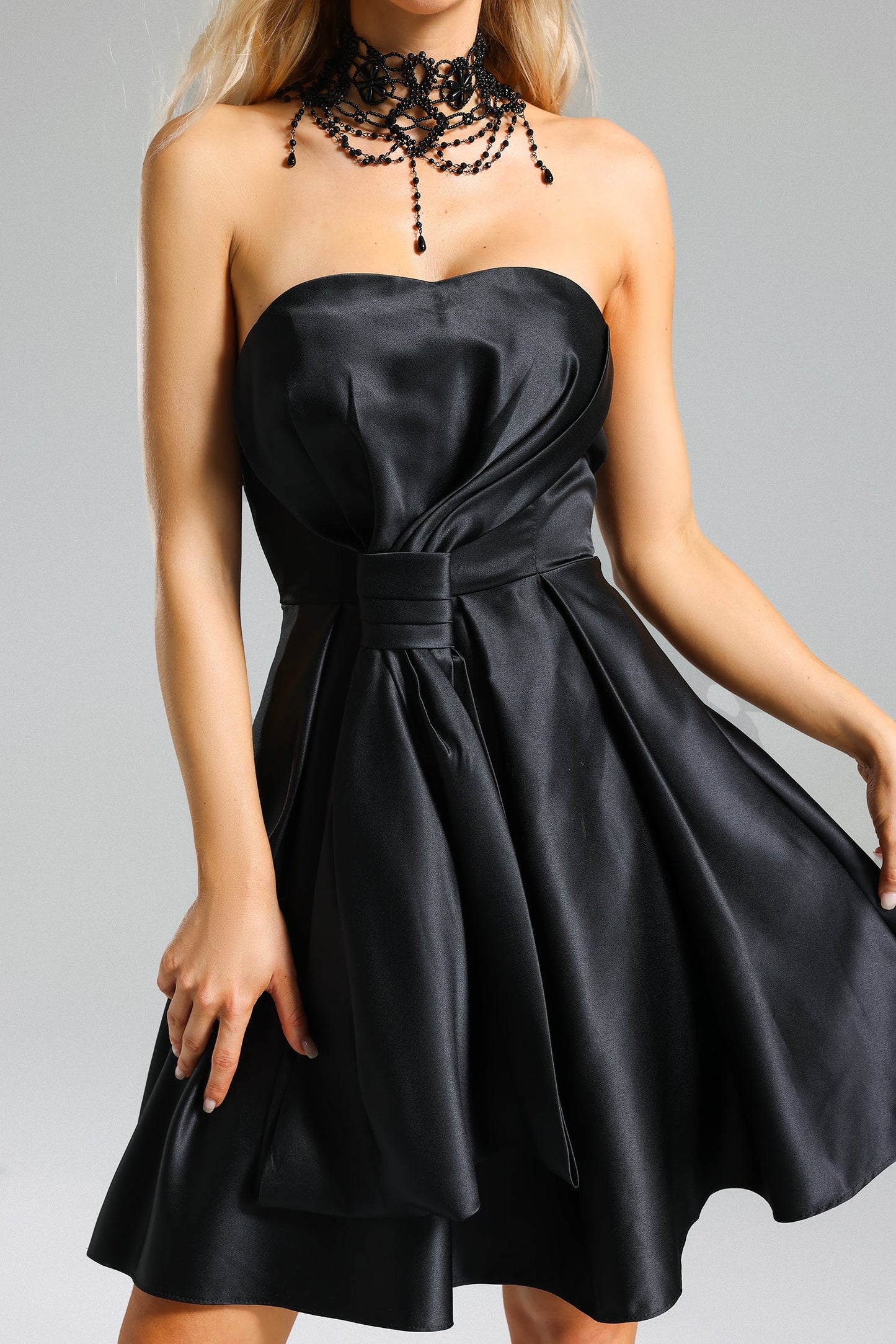 DALIA - Satin Strappy Dress