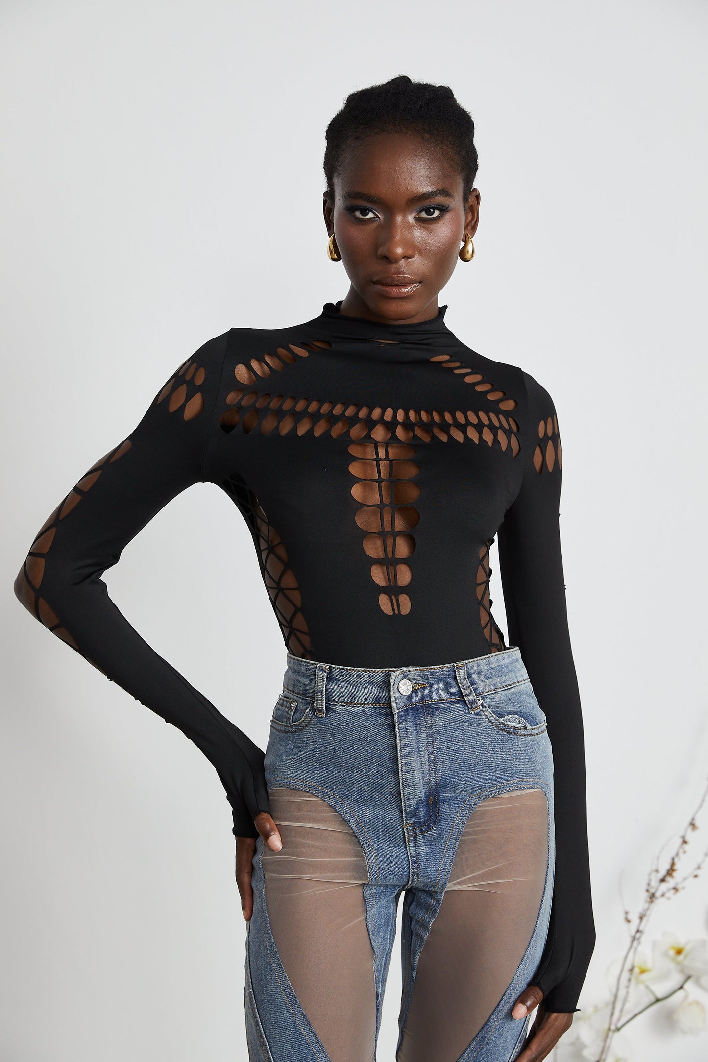 DALIA - Cutout Bodysuit