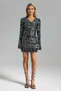 DALIA - Sequins V Neck Set