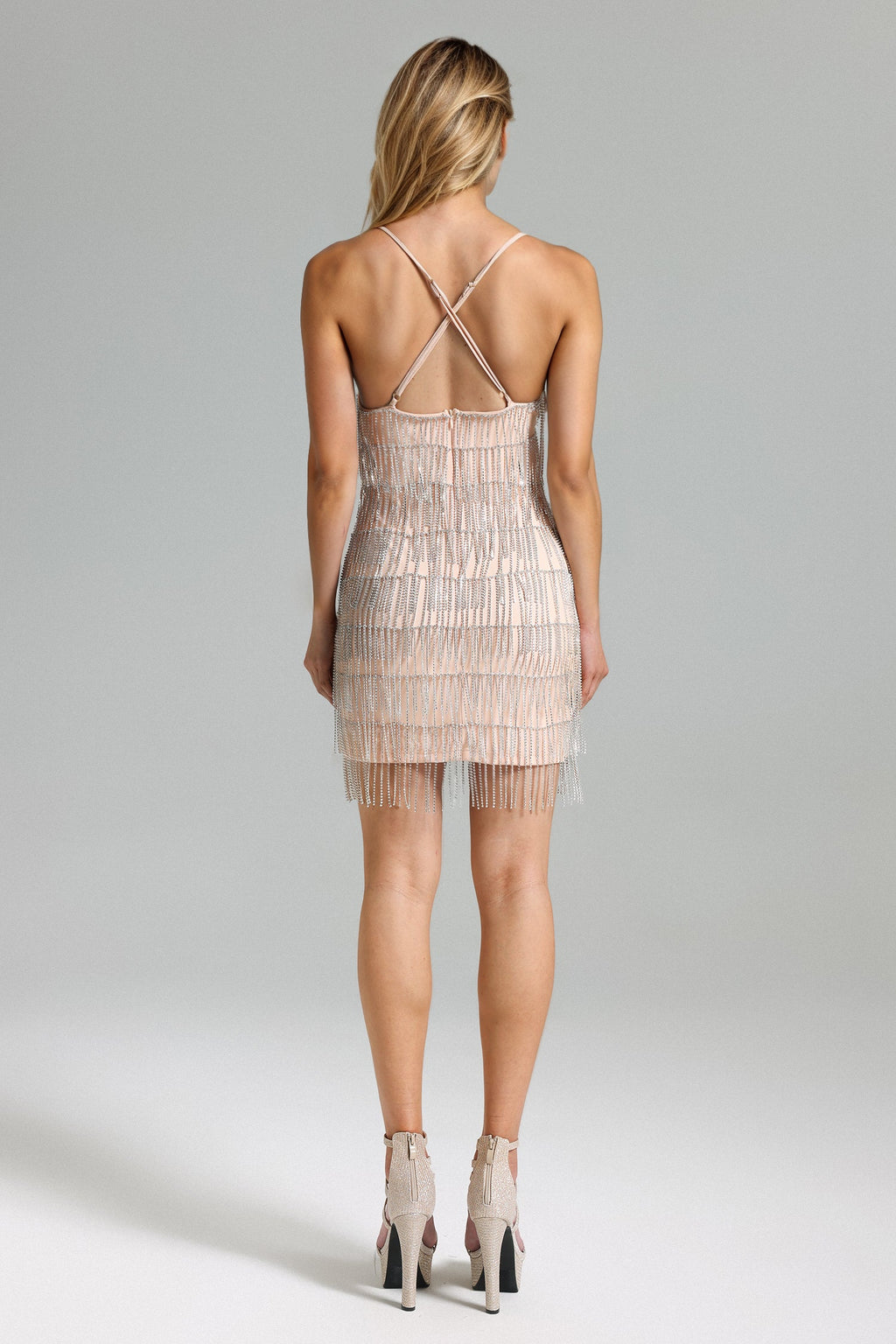 DALIA - Halter Tessal mini-jurk 