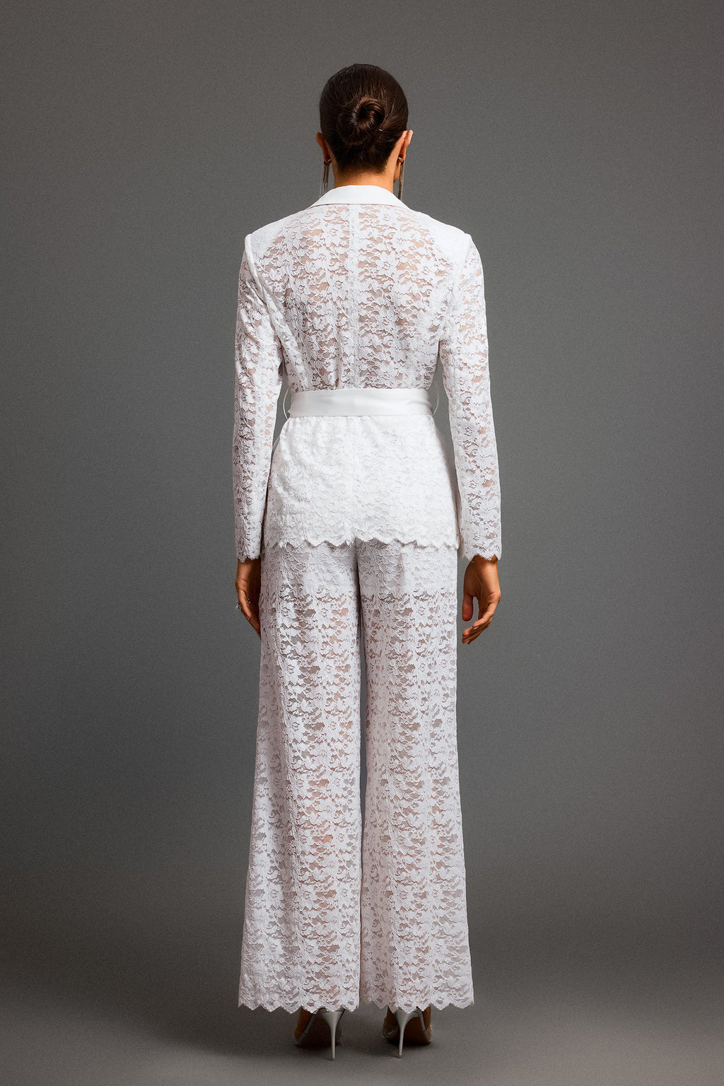 DALIA - Lace Blazer Two-Piece Set