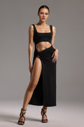 DALIA - Cut Out Split Dress