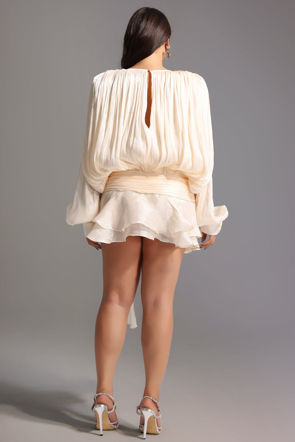 DALIA - Flounce Mini Dress Curve