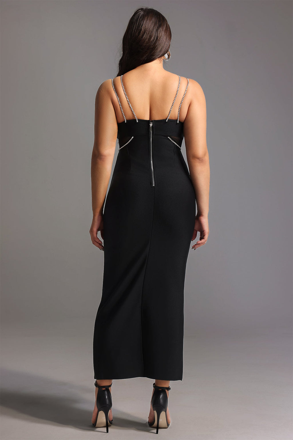 DALIA - Diamond Maxi Bandage Dress Curve