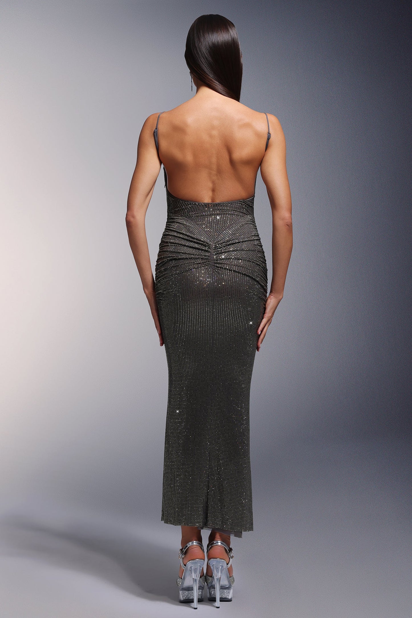 DALIA - Miaka Diamond Sleeveless Maxi Dress