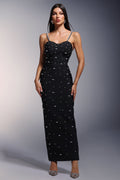DALIA - Kaitlyn Sleeveless Diamond Bandage Maxi Dress