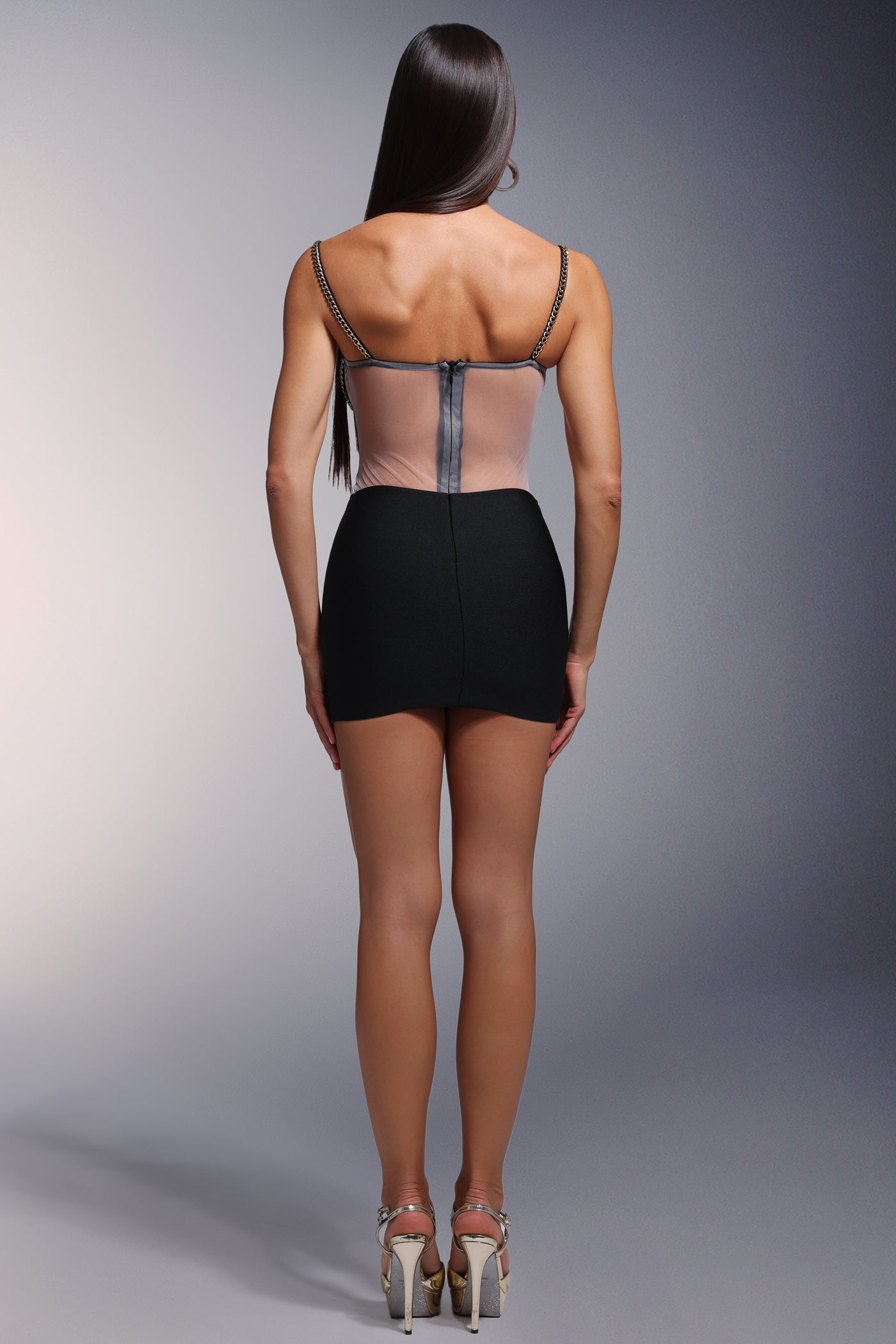 DALIA - Nunna Sleeveless Bandage Mini Dress