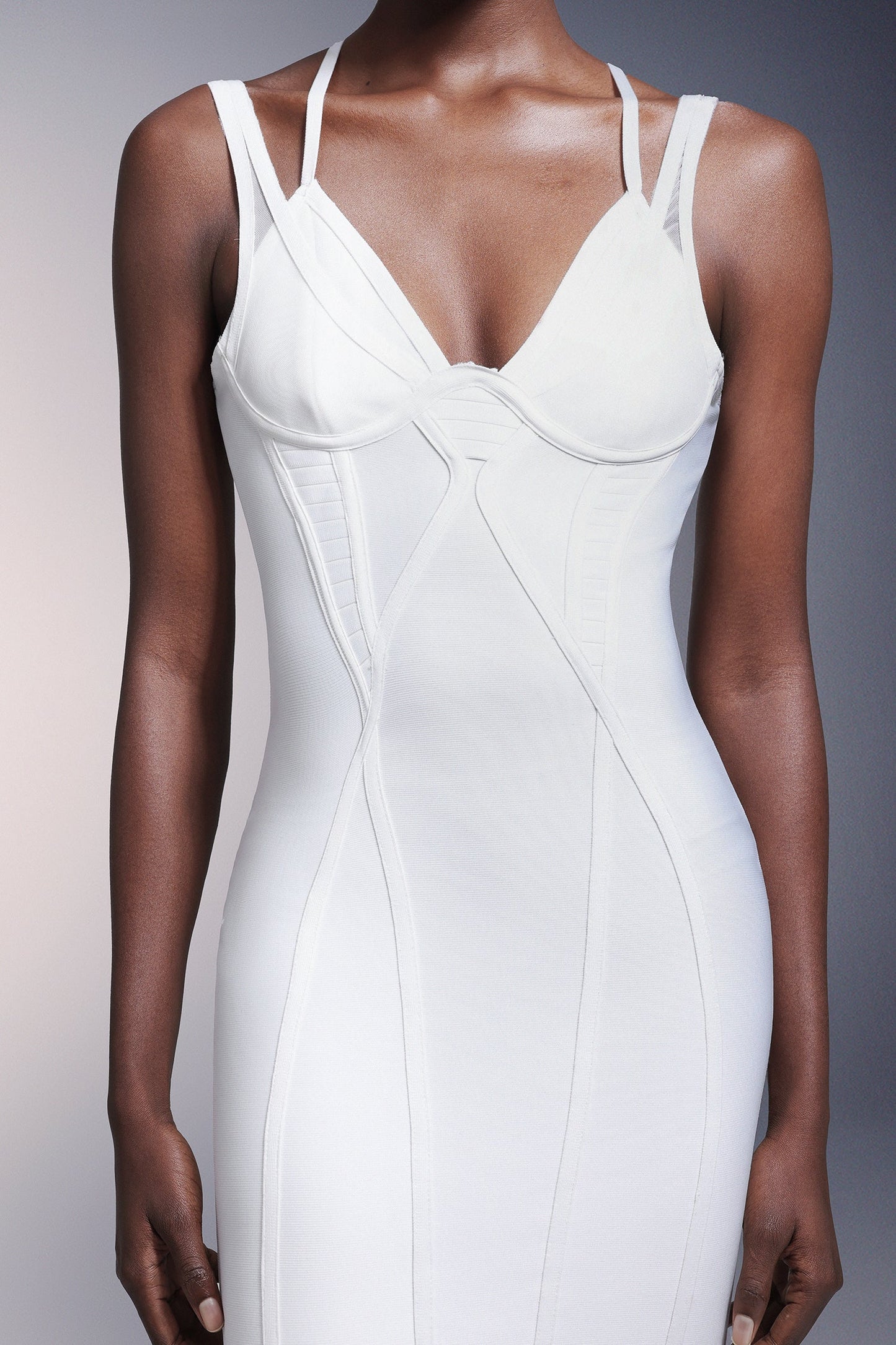 DALIA - Jellay Sleeveless  Bandage Midi Dress