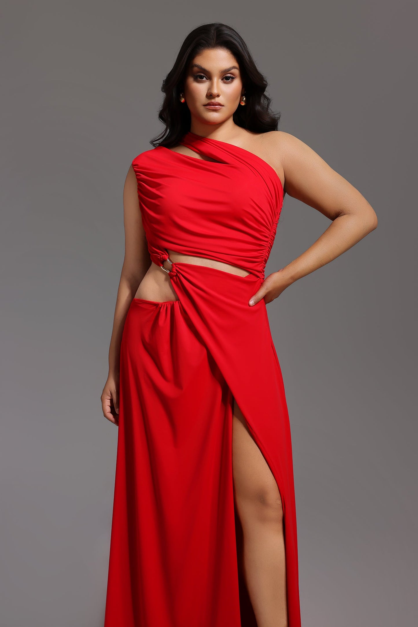 DALIA - High Split Hollowed-out Maxi Dress