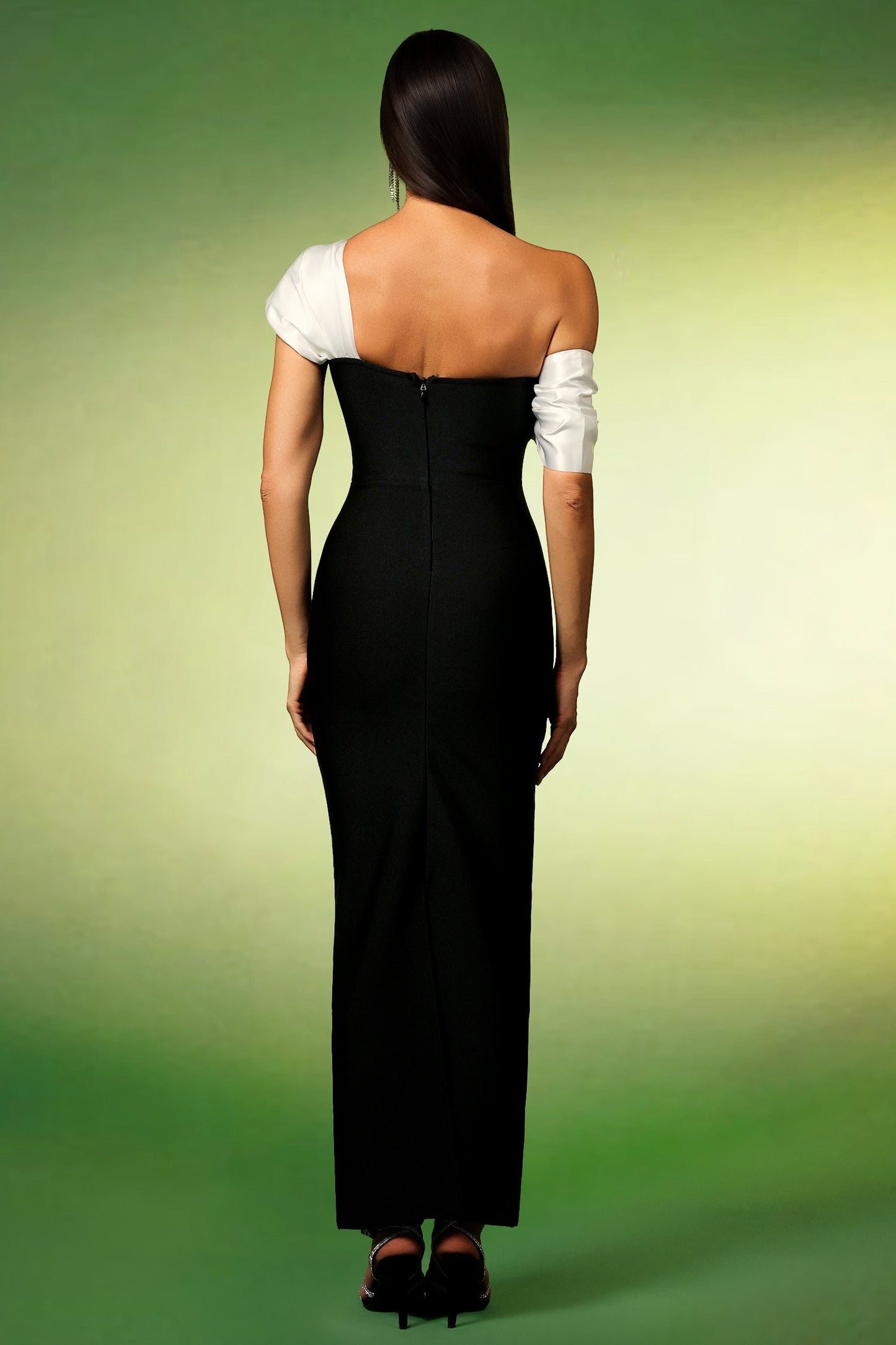 DALIA - Kylli Off The Shoulder Sleeveless Diamond Bandage Midi Dress