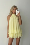 DALIA - Sunshine Mini Dress - Yellow