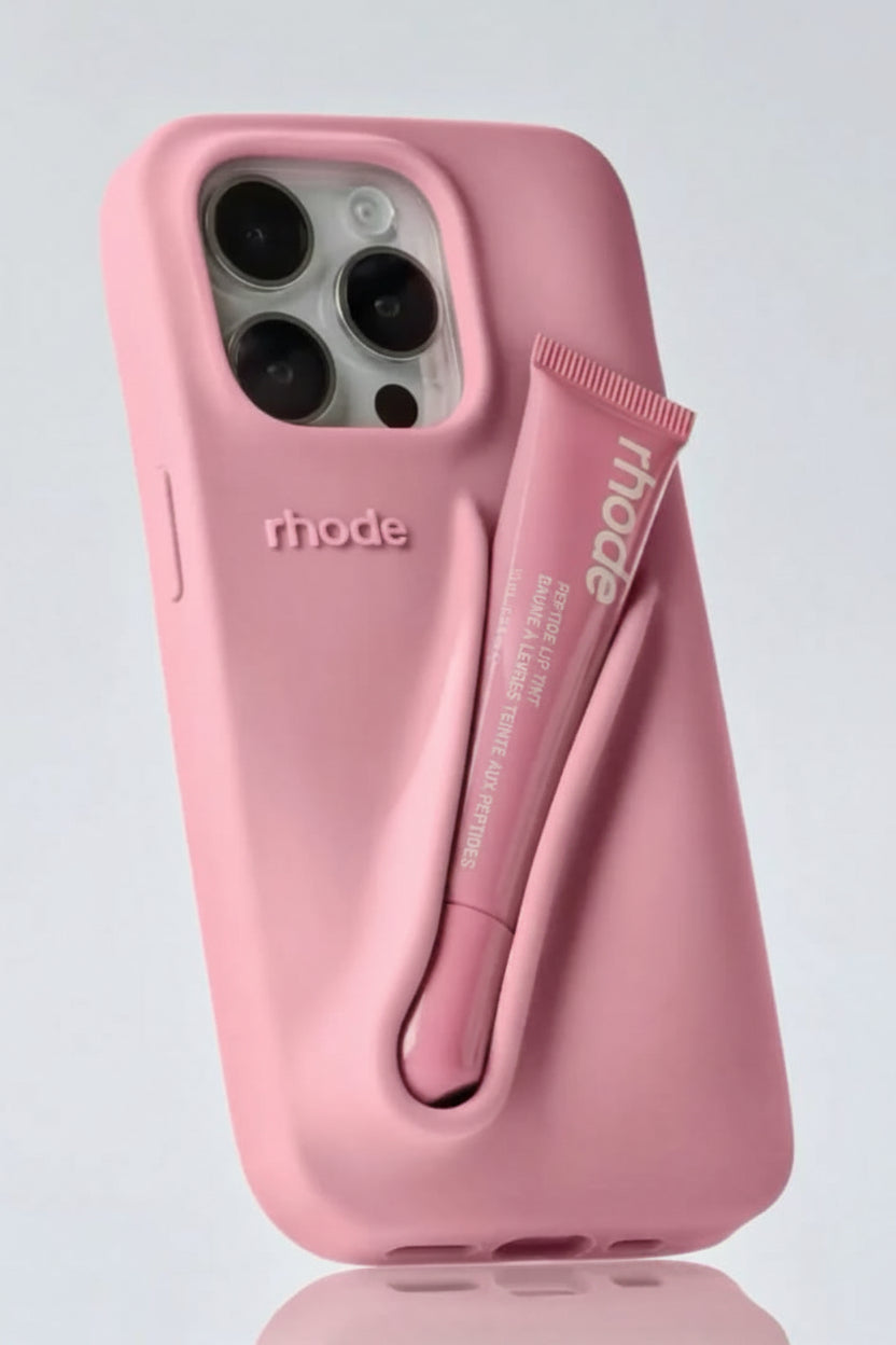 Rhode Phone Case Ribbon + Lip Gloss