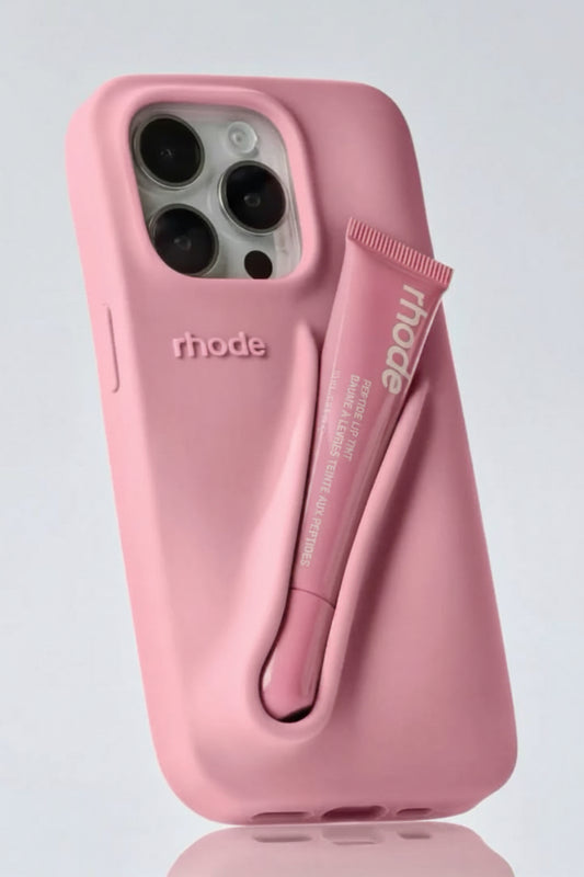 Rhode Phone Case Ribbon + Lip Gloss