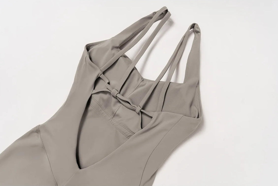 DALIA - Push-up yoga jumpsuit lang