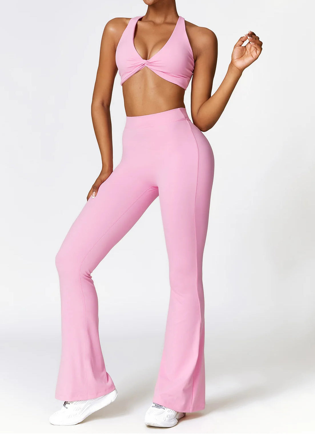 DALIA - Peach Lift Flare Pants