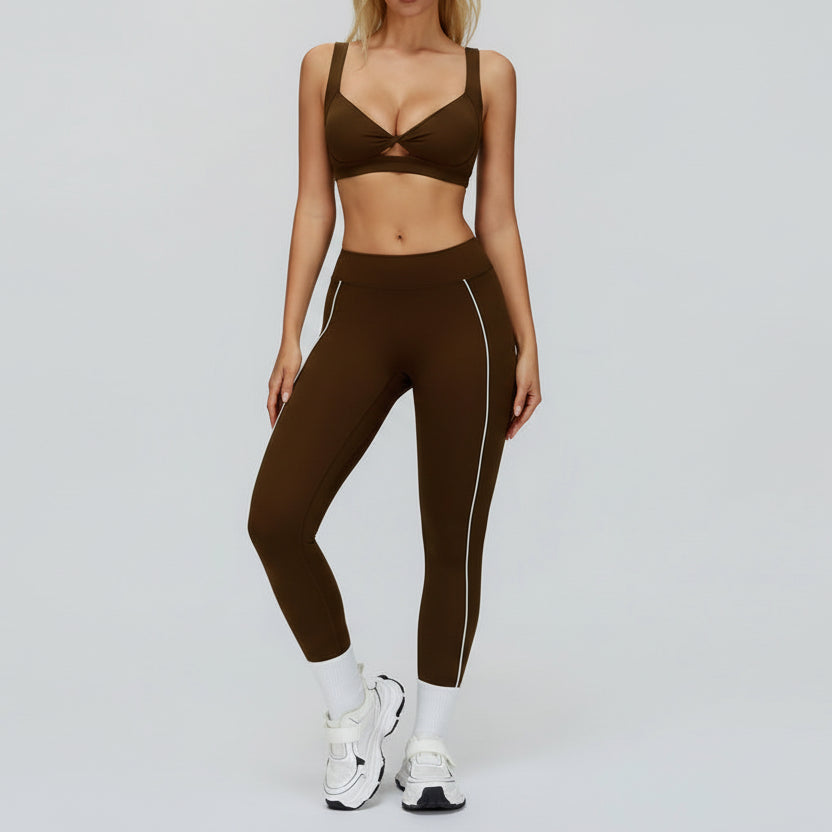 DALIA - Set van legging en top met hoge taille