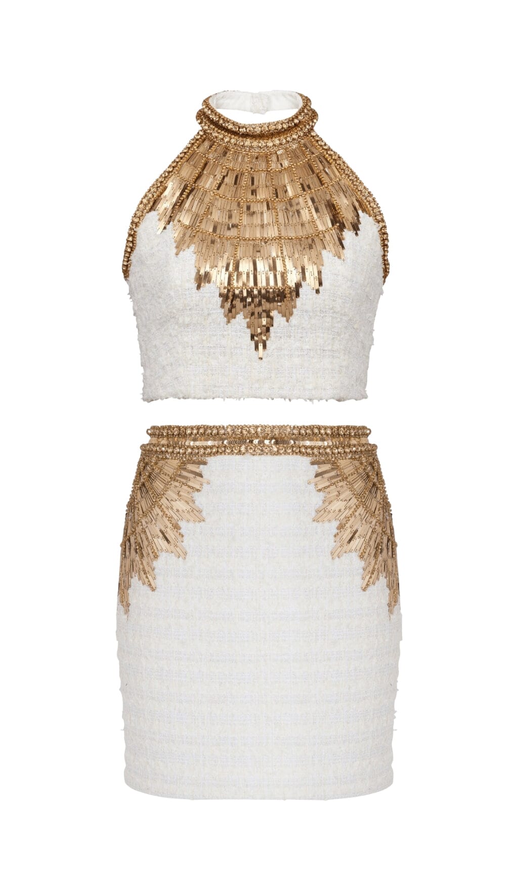 DALIA - Exclusive Embellished Crop Two Piece Suit
