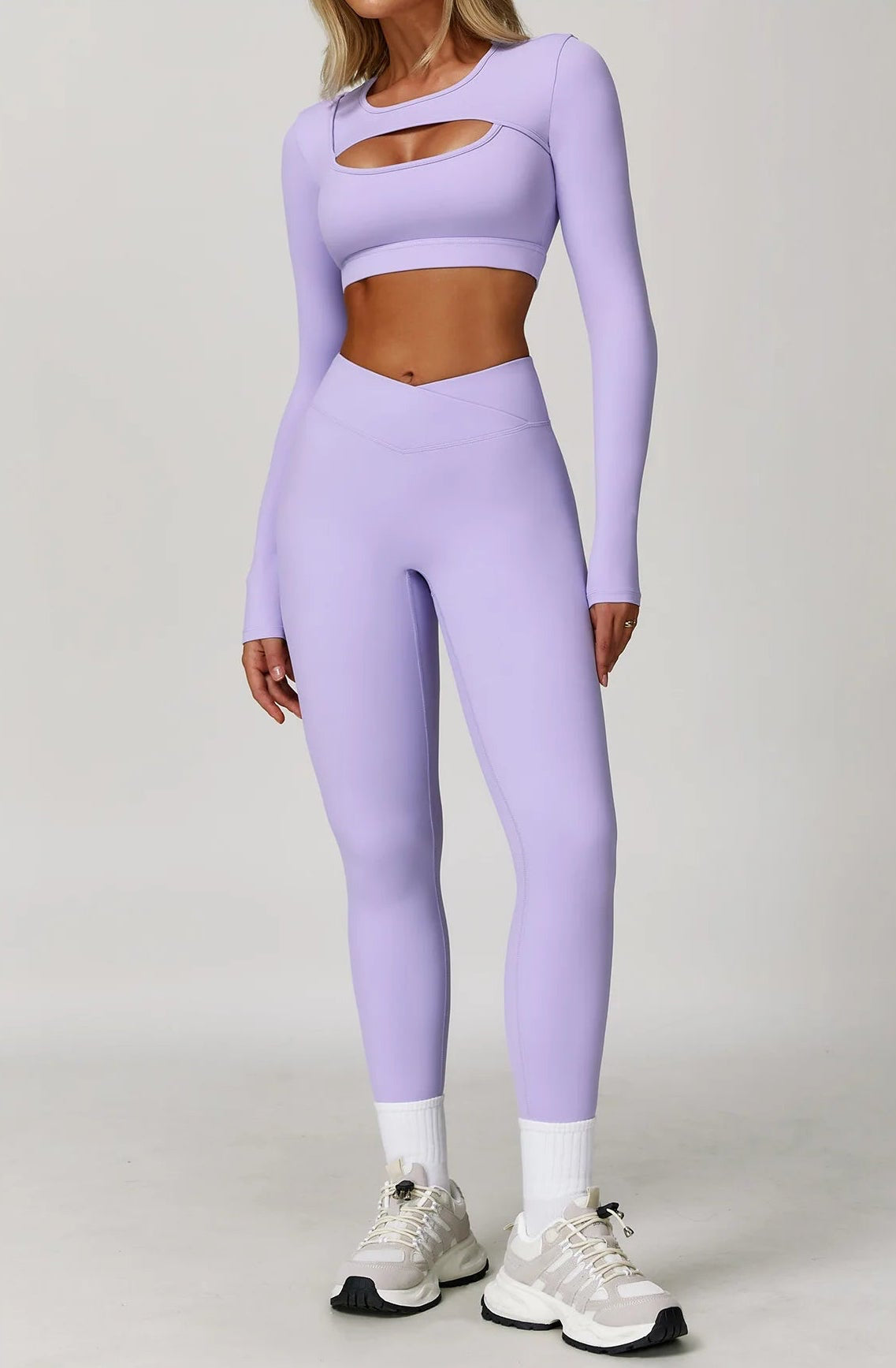 DALIA - Set met lange mouwen en uitsnijdingen