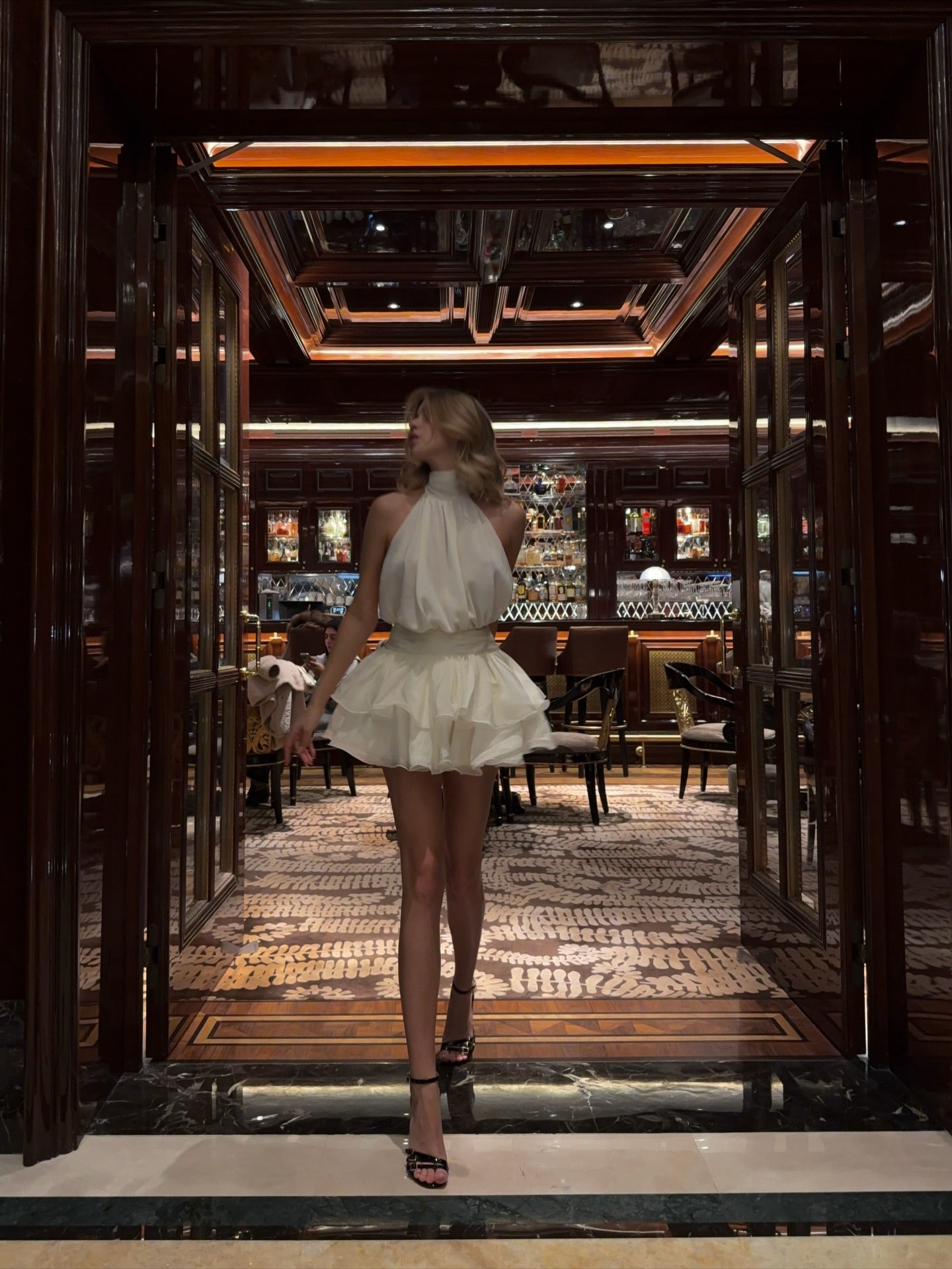 DALIA - Ballerina Mini Dress - White